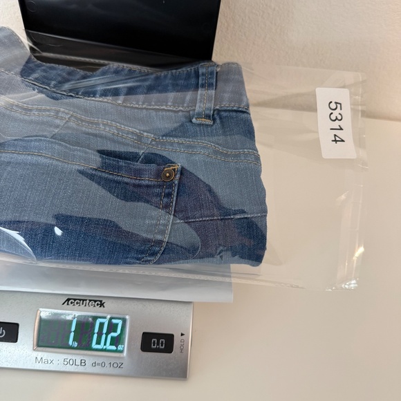 Democracy Jeans Women 14 Blue Skinny Stretch Denim Ab Technology Mid Rise - Picture 15 of 15